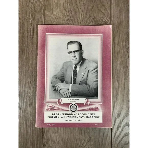Brotherhood of Locomotive Firemen and Enginemen's Magazine 1955 Lot Of 3 Jan-Mar - Picture 2 of 7